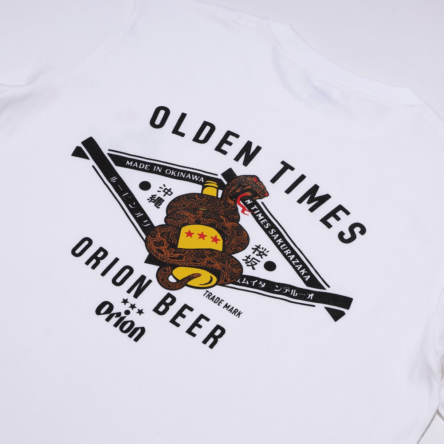【ORION×OLDENTIMES 25初売り】那覇桜坂ロングスリーブTシャツ　ホワイト