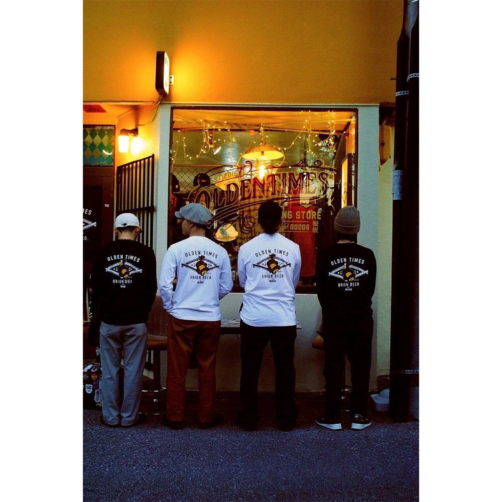 ORION×OLDENTIMES 25初売り】那覇桜坂ロングスリーブTシャツ ホワイト