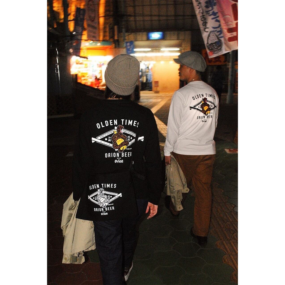 【ORION×OLDENTIMES 25初売り】那覇桜坂ロングスリーブTシャツ　ホワイト