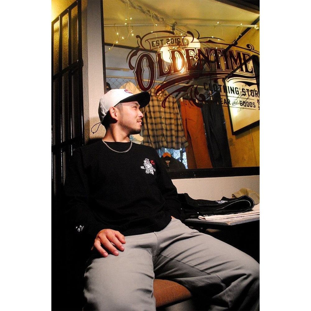【ORION×OLDENTIMES 25初売り】那覇桜坂ロングスリーブTシャツ　ホワイト