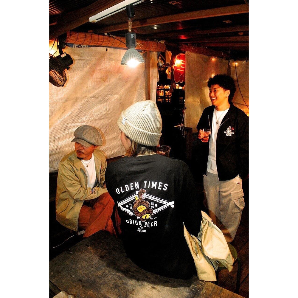 【ORION×OLDENTIMES 25初売り】那覇桜坂ロングスリーブTシャツ　ホワイト