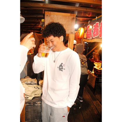 【ORION×OLDENTIMES 25初売り】那覇桜坂ロングスリーブTシャツ　ホワイト