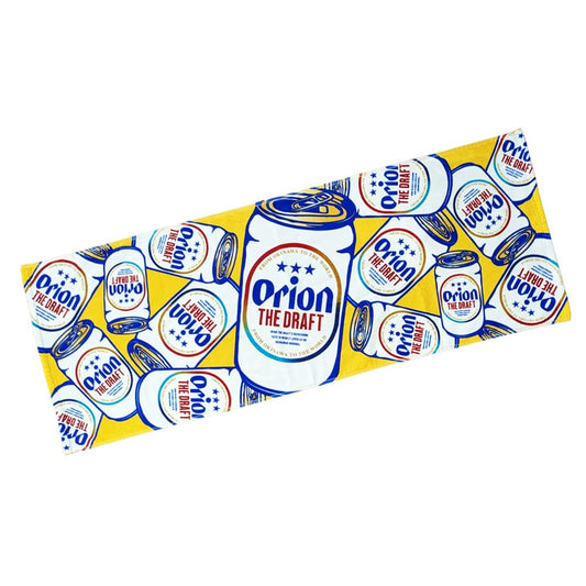 ザ・ドラフト缶ロゴ スポーツタオル （カラー：イエロー）