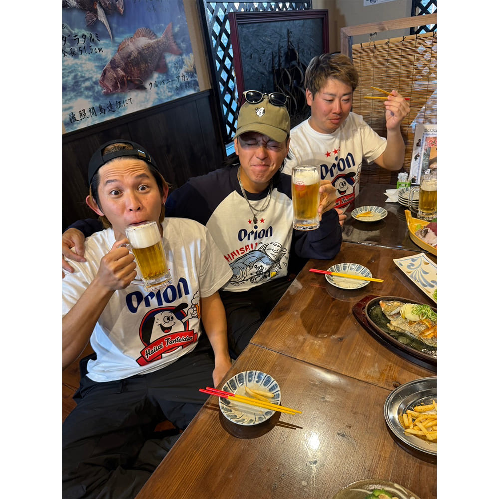 【ハイサイ探偵団×オリオンビール】 ステッカー （チャッピー＆GT・チャッピー乾杯） 2枚セット