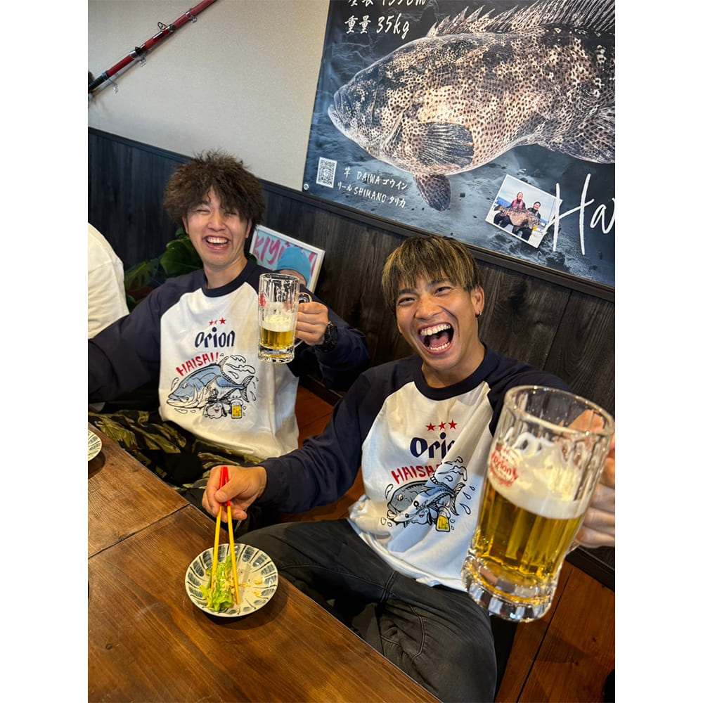ハイサイ探偵団×オリオンビール】 チャッピー乾杯 Tシャツ – オリオン