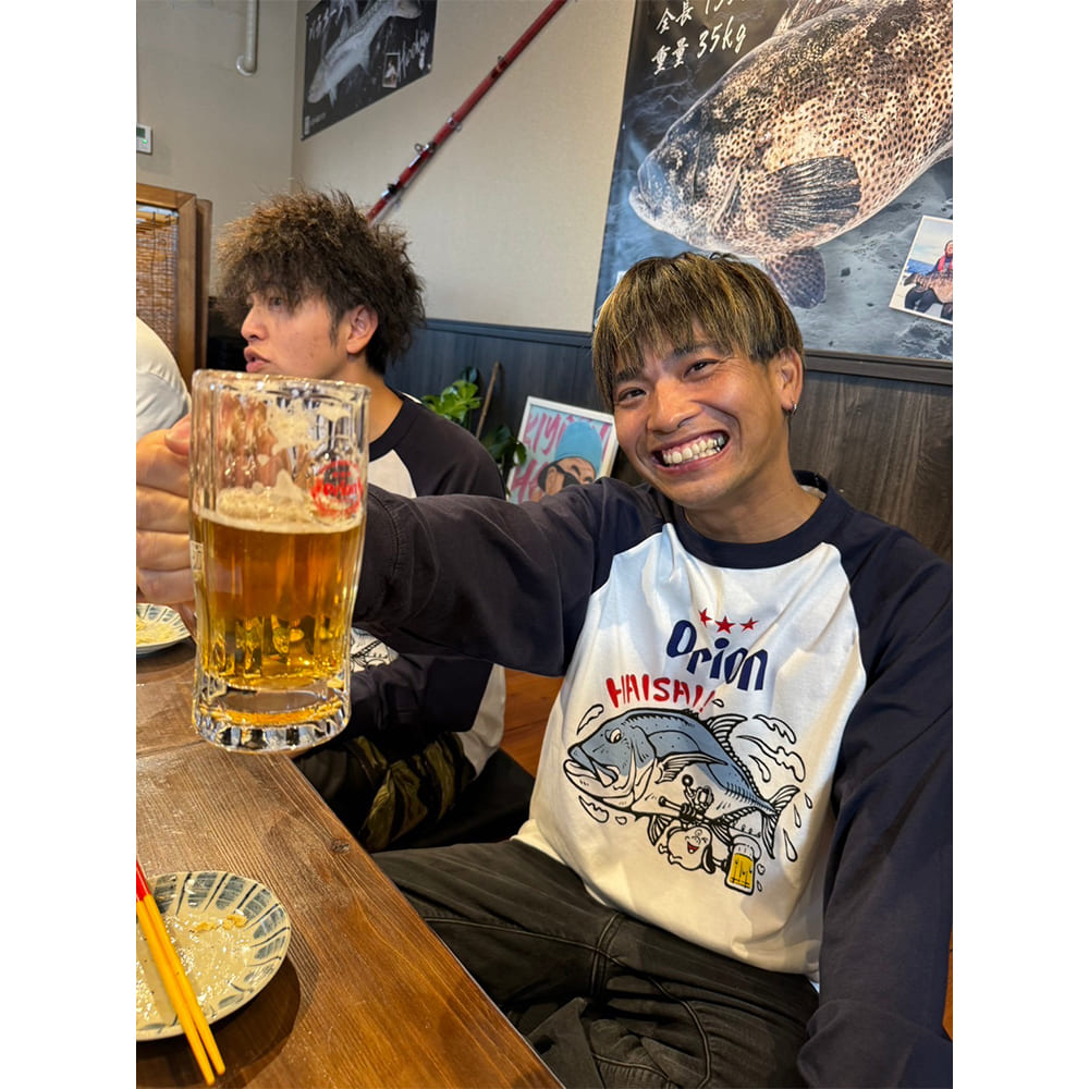 ハイサイ探偵団×オリオンビール】 チャッピー乾杯 Tシャツ – オリオン