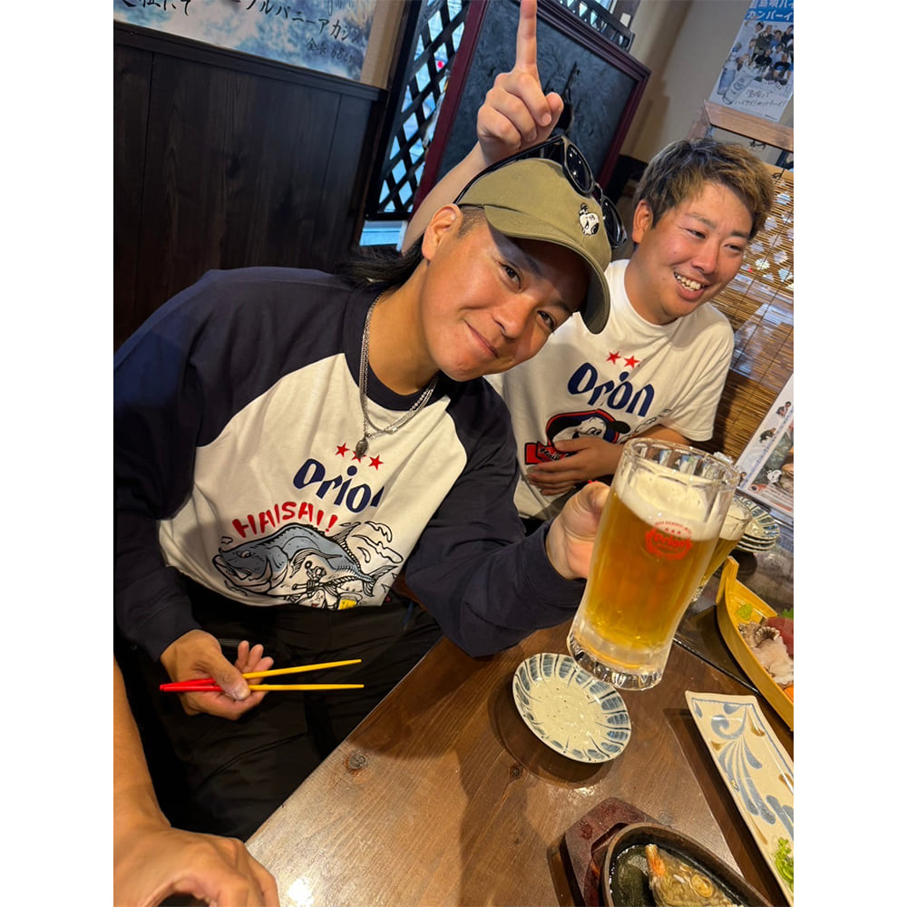 【ハイサイ探偵団×オリオンビール】 ステッカー （チャッピー＆GT・チャッピー乾杯） 2枚セット