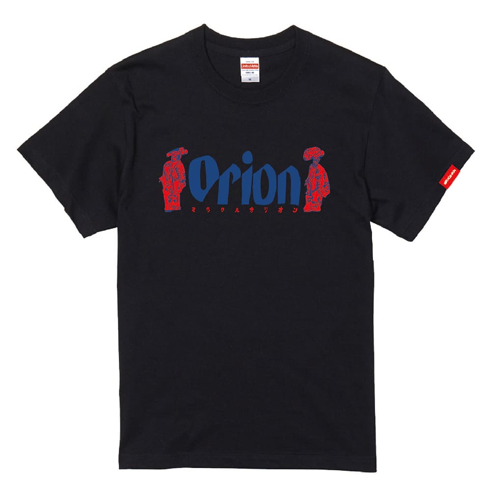 ミラクルくん×オリオンビール】 ミラクルオリオン 花笠Tシャツ