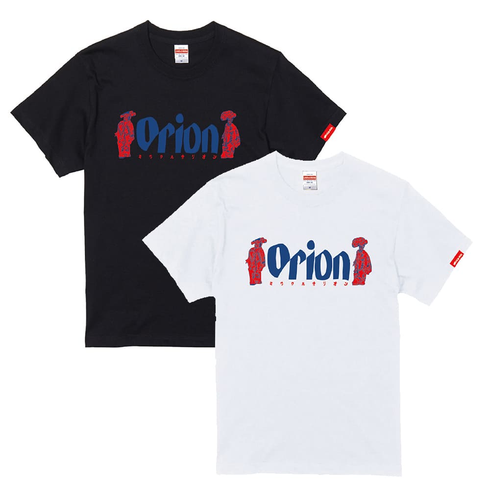 ミラクルくん×オリオンビール】 ミラクルオリオン 花笠Tシャツ