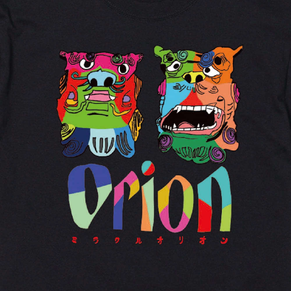 ミラクルくん×オリオンビール】 ミラクルオリオン シーサーTシャツ