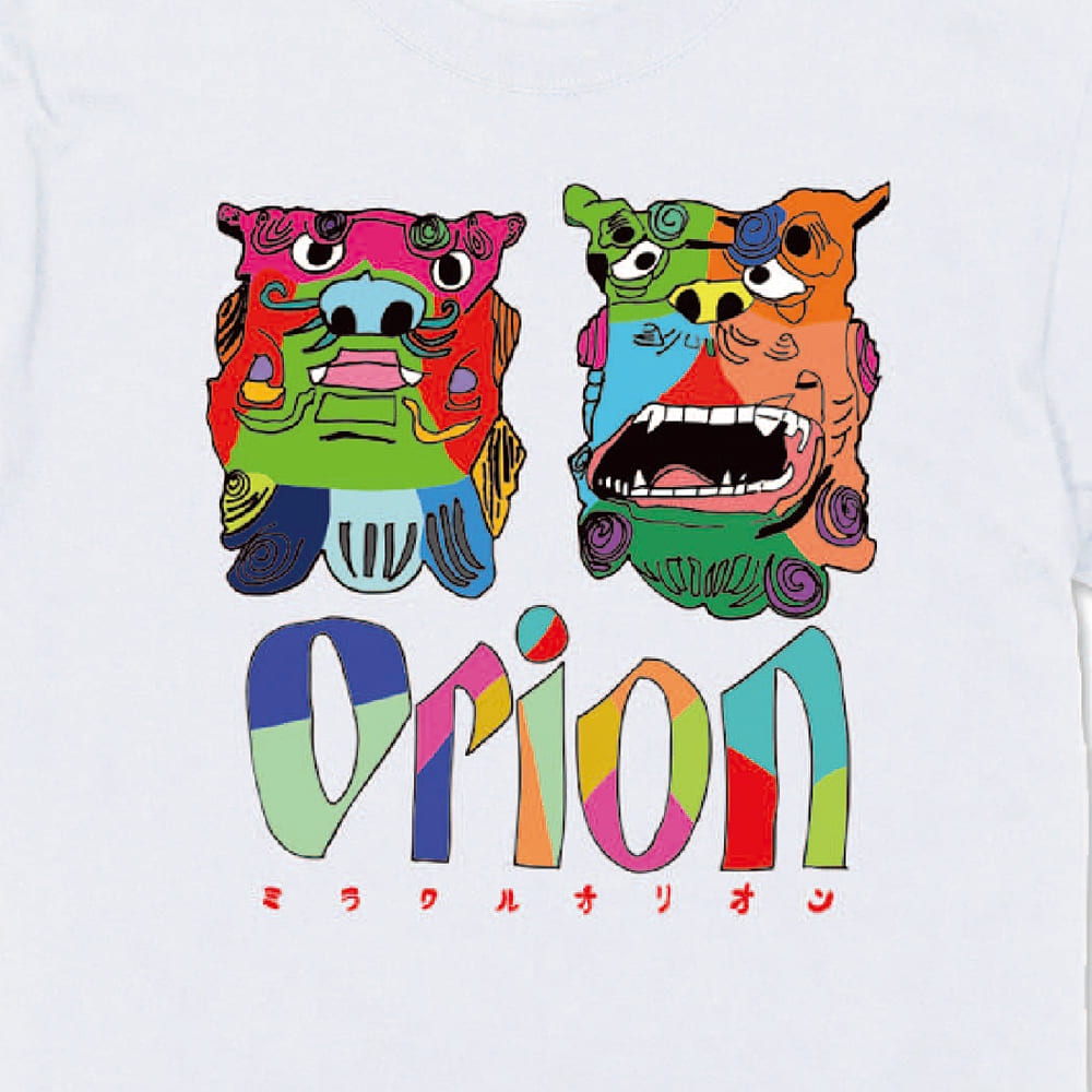 ミラクルくん×オリオンビール】 ミラクルオリオン シーサーTシャツ