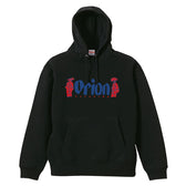 【ミラクルくん×オリオンビール】 ミラクルオリオン 花笠パーカー ブラック