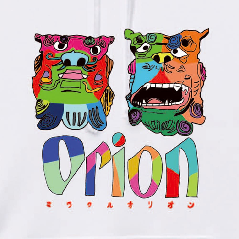 ミラクルくん ミラクルくん×オリオンビール】 ミラクルオリオン シーサーパーカー