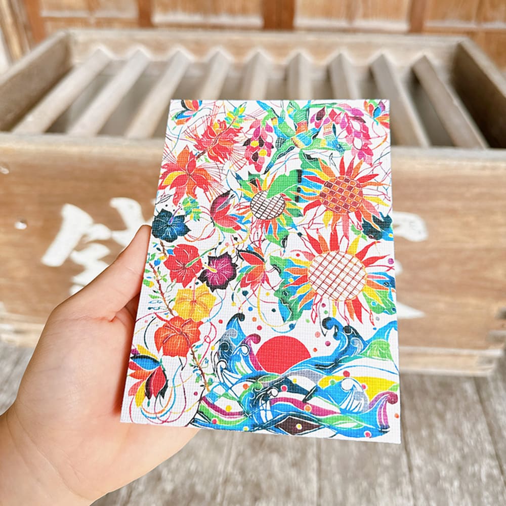 デイゴデザイン 石垣島の花々を描いた 御朱印帳 – オリオンビール公式通販