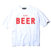 BEERロゴTシャツ　WHITE