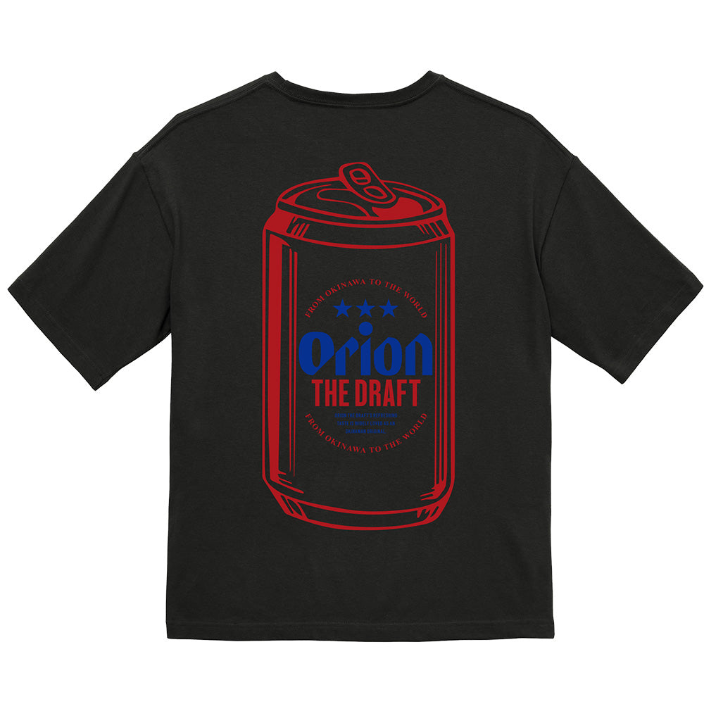 BEER 缶ロゴポケットTシャツ　BLACK