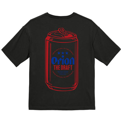 BEER 缶ロゴポケットTシャツ　BLACK