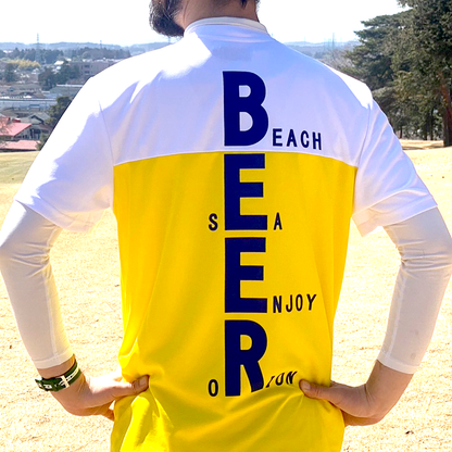 BEERゴルフ モックネックTシャツ