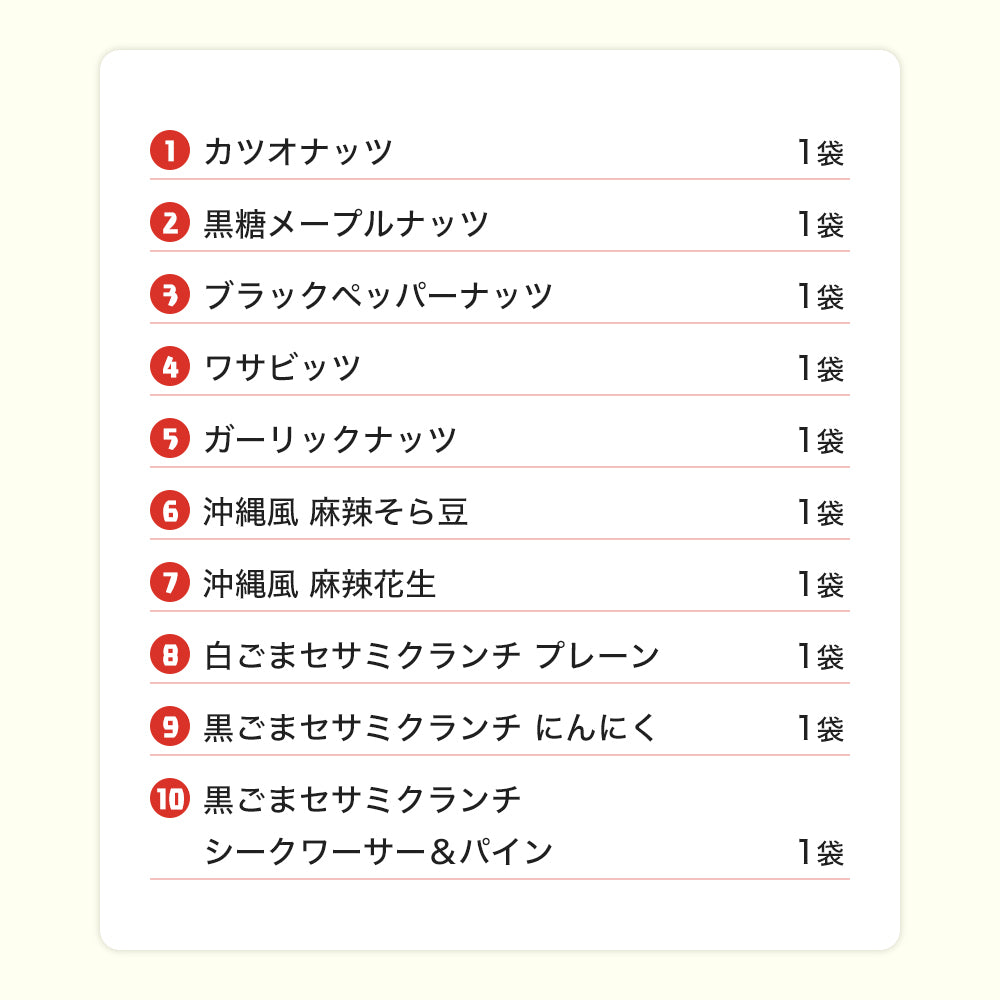 沖縄おつまみ菓子バラエティセット