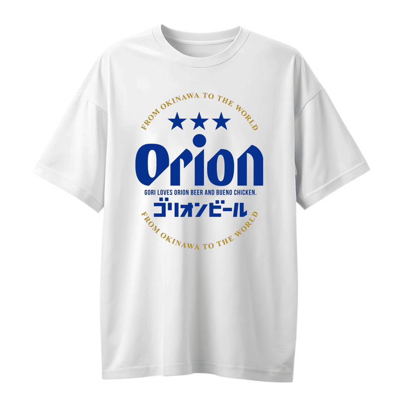 ブエノチキン×ゴリ★オキナワ×オリオンビール コラボTシャツ M ブエノチキン×ゴリ☆オキナワ×オリオンビール コラボTシャツ第2