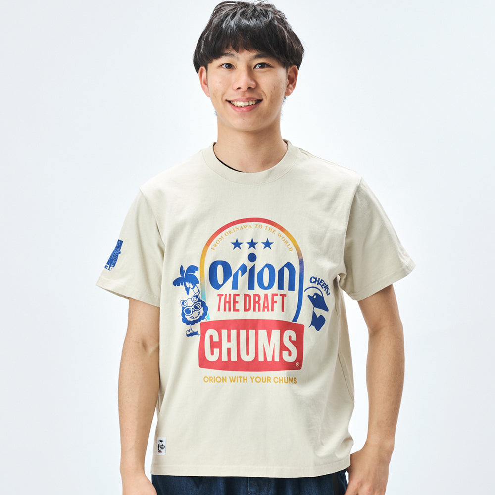 【チャムスコラボ】OWYC THE DRAFT T-Shirt　GREIGE
