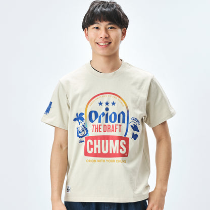 【チャムスコラボ】OWYC THE DRAFT T-Shirt　GREIGE