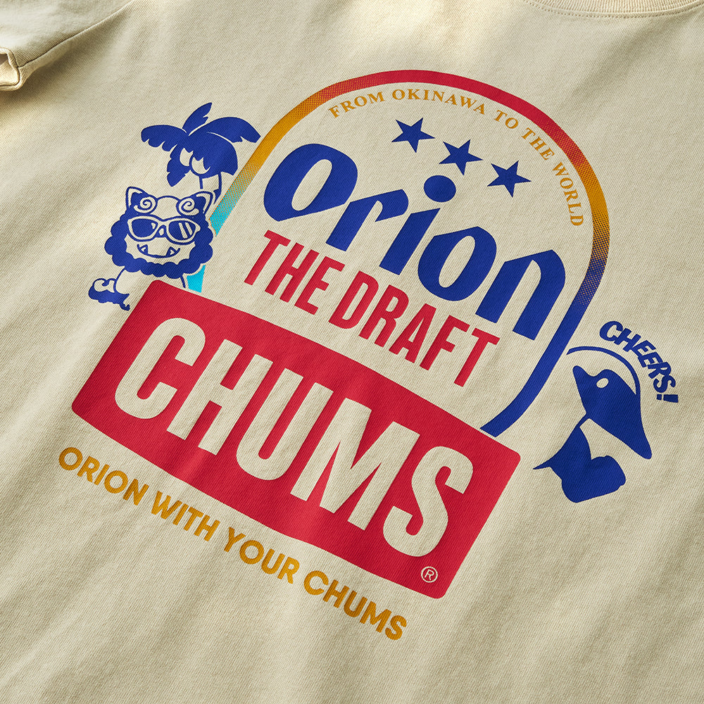 【チャムスコラボ】OWYC THE DRAFT T-Shirt　GREIGE