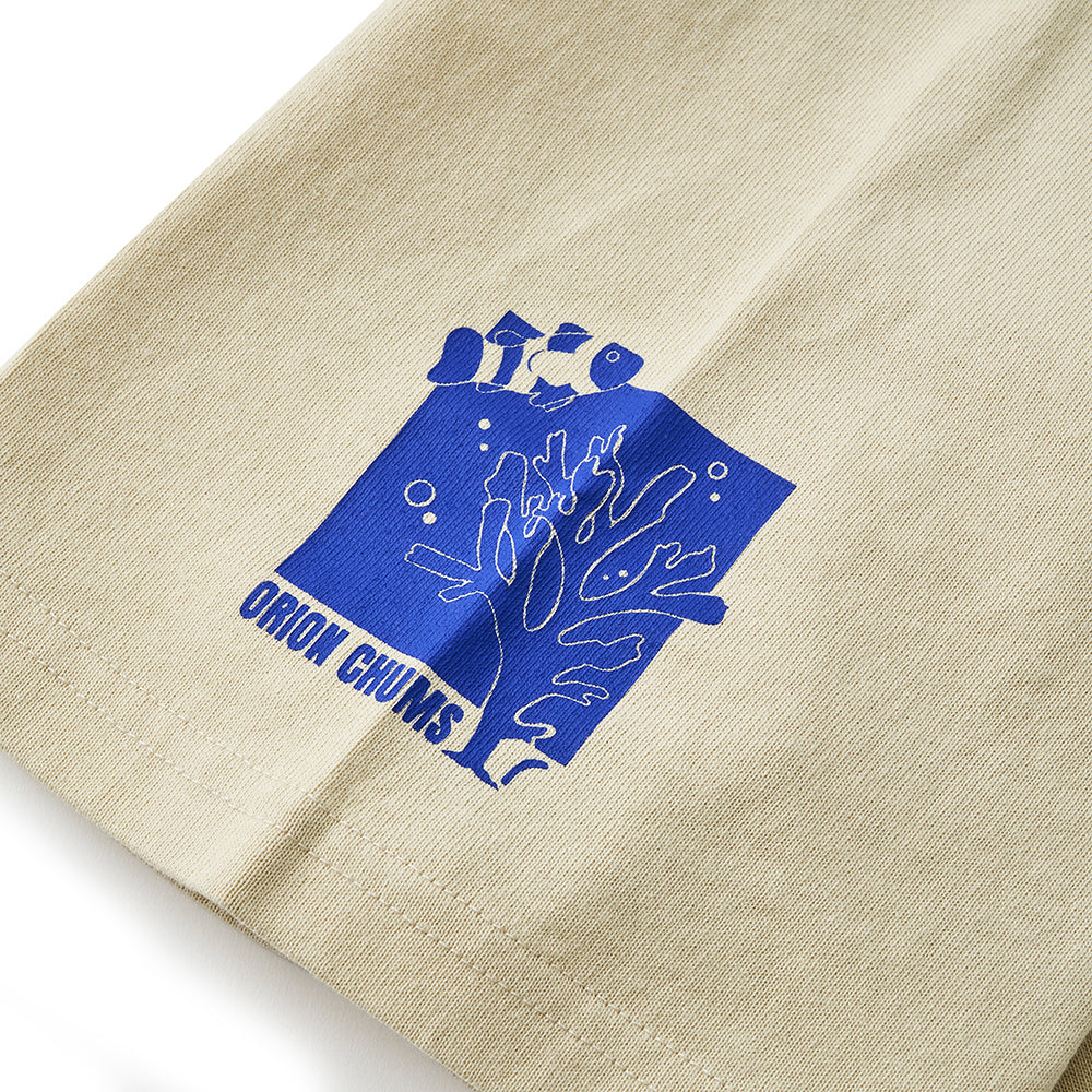 【チャムスコラボ】OWYC THE DRAFT T-Shirt　GREIGE