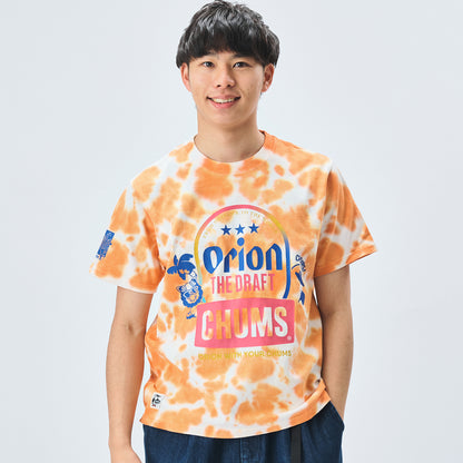 【チャムスコラボ】OWYC THE DRAFT T-Shirt　Orange Tie-Dye