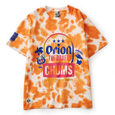 【チャムスコラボ】OWYC THE DRAFT T-Shirt　Orange Tie-Dye