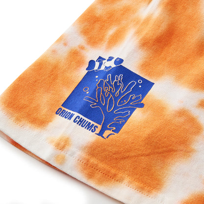 【チャムスコラボ】OWYC THE DRAFT T-Shirt　Orange Tie-Dye