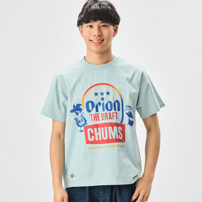 【チャムスコラボ】OWYC THE DRAFT T-Shirt　SKY