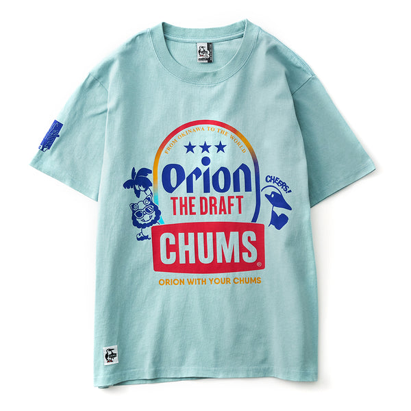 【チャムスコラボ】OWYC THE DRAFT T-Shirt　SKY