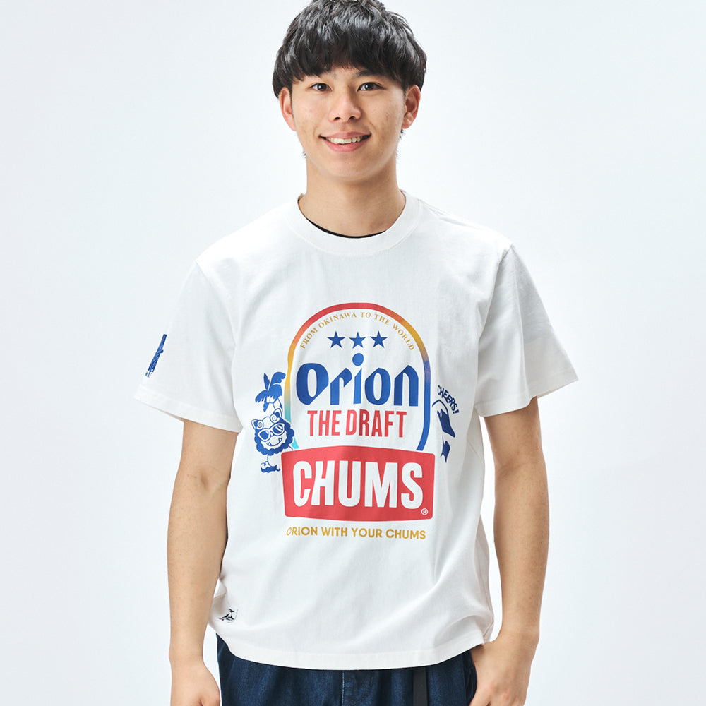 【チャムスコラボ】OWYC THE DRAFT T-Shirt　WHITE
