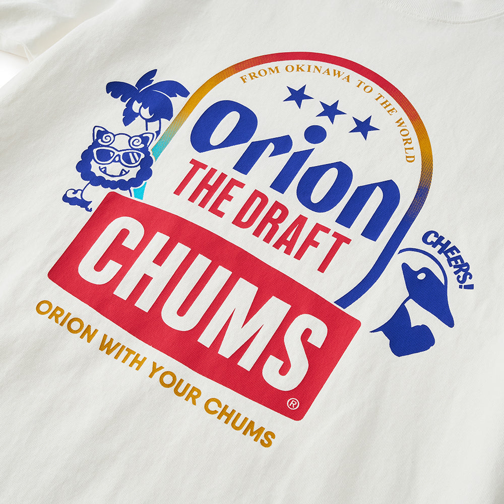 【チャムスコラボ】OWYC THE DRAFT T-Shirt　WHITE