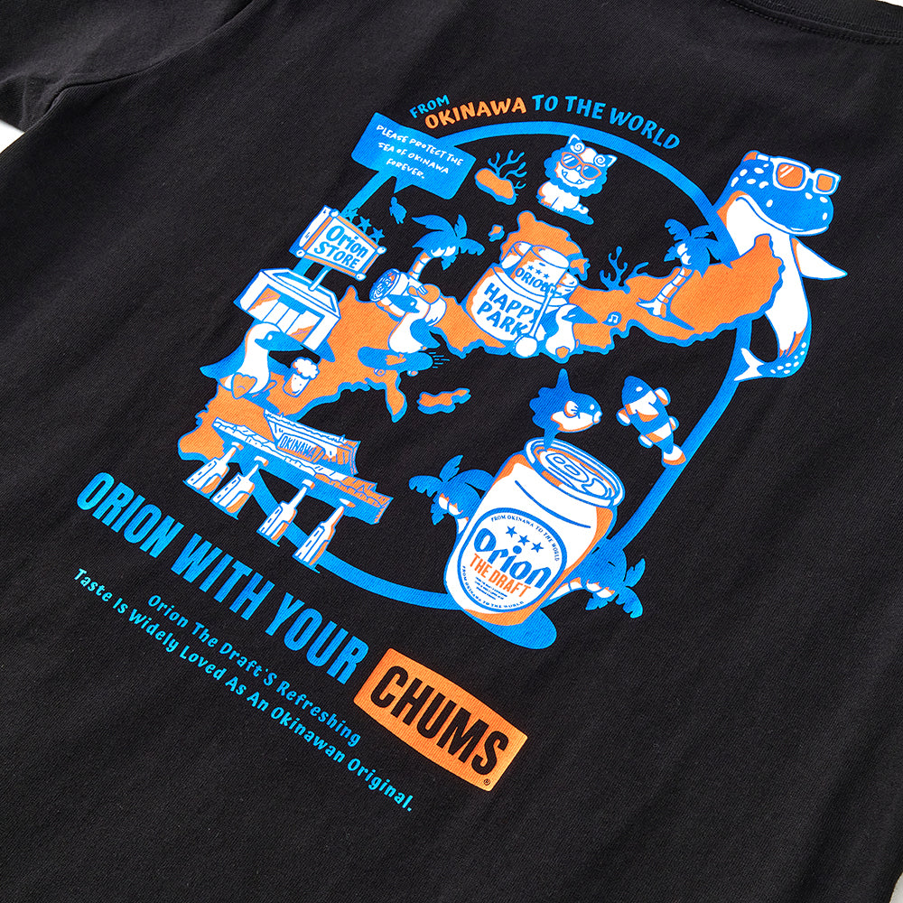 チャムスコラボ】OKINAWA CALLING T-Shirt BLACK – オリオンビール公式通販