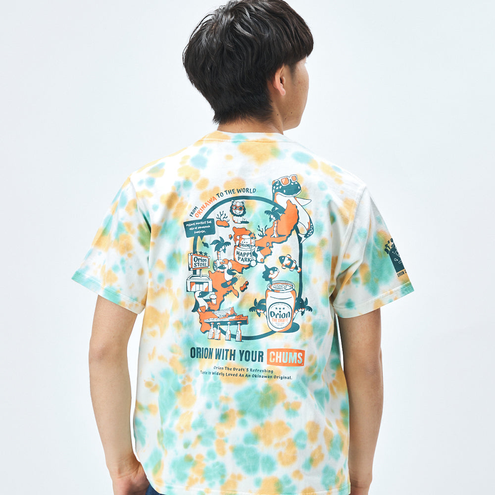 【チャムスコラボ】OKINAWA CALLING T-Shirt　Canyon-Dye