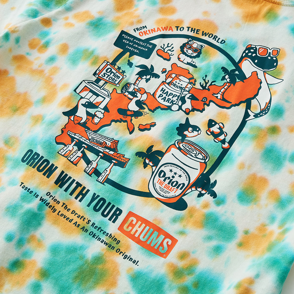 【チャムスコラボ】OKINAWA CALLING T-Shirt　Canyon-Dye