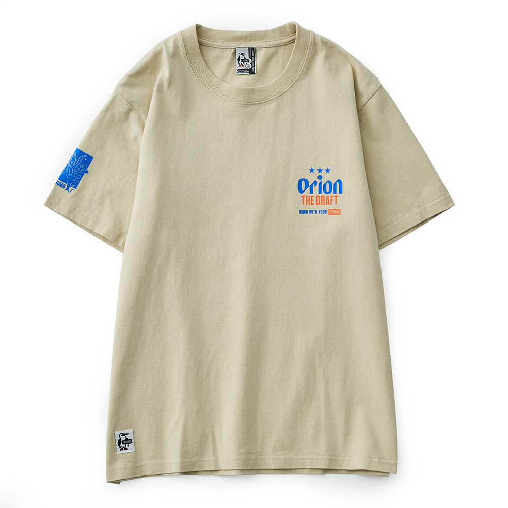 【チャムスコラボ】OKINAWA CALLING T-Shirt　GREIGE