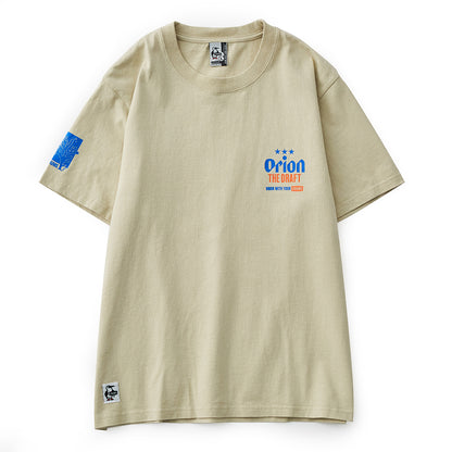 【チャムスコラボ】OKINAWA CALLING T-Shirt　GREIGE