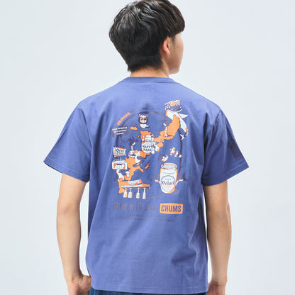 【チャムスコラボ】OKINAWA CALLING T-Shirt　PURPLE