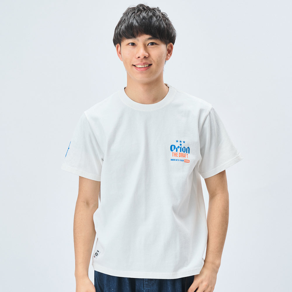 【チャムスコラボ】OKINAWA CALLING T-Shirt　WHITE