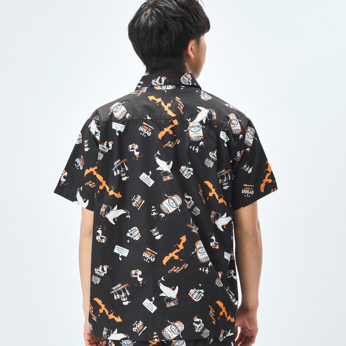 【チャムスコラボ】OKINAWA CALLING Shirt　BLACK