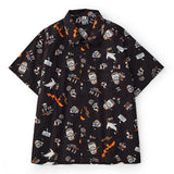 【チャムスコラボ】OKINAWA CALLING Shirt　BLACK