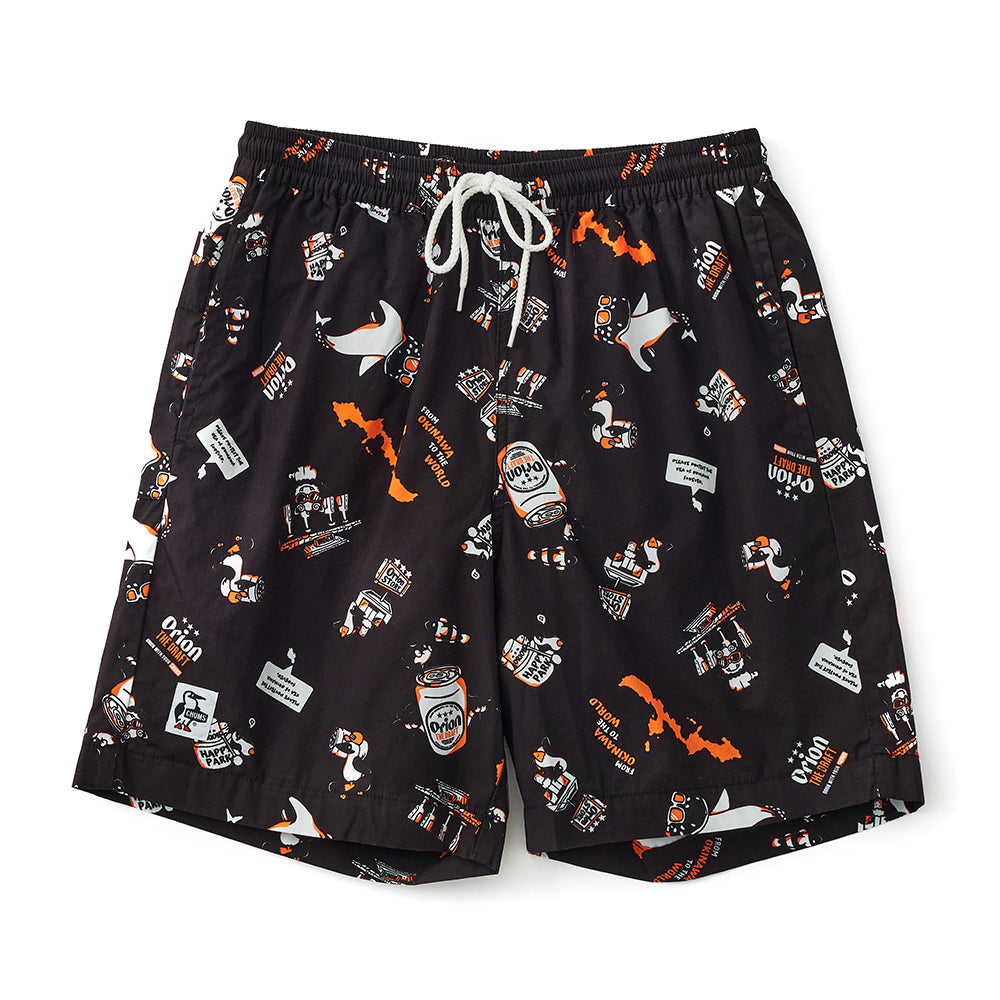【チャムスコラボ】OKINAWA CALLING Short　BLACK