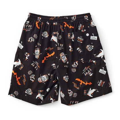 【チャムスコラボ】OKINAWA CALLING Short　BLACK
