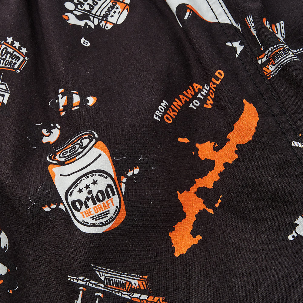 【チャムスコラボ】OKINAWA CALLING Short　BLACK