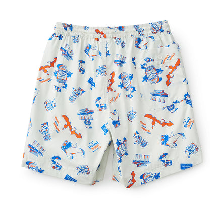 【チャムスコラボ】OKINAWA CALLING Short　WHITE