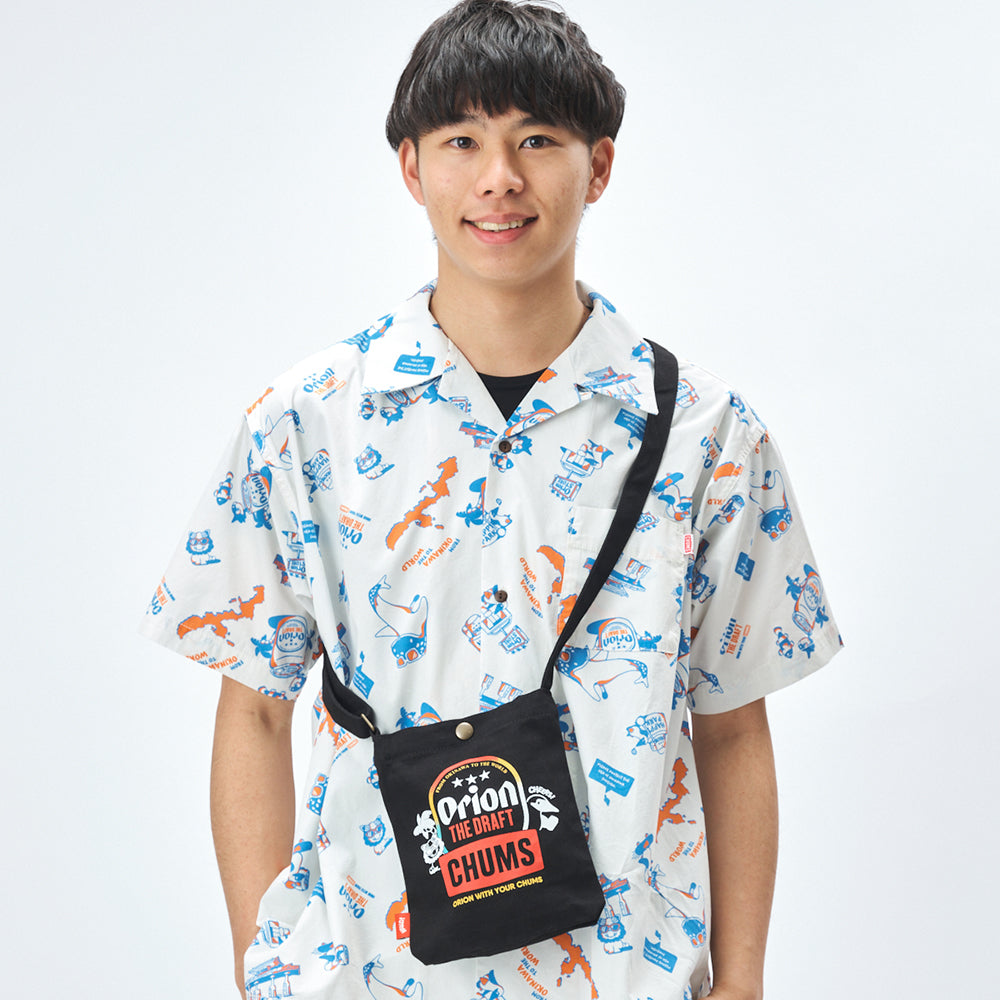 【チャムスコラボ】OWYC Mini Canvas Shoulder　BLACK