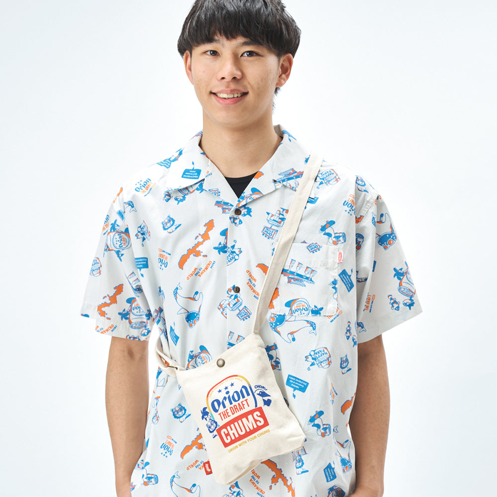 【チャムスコラボ】OWYC Mini Canvas Shoulder　NATURAL